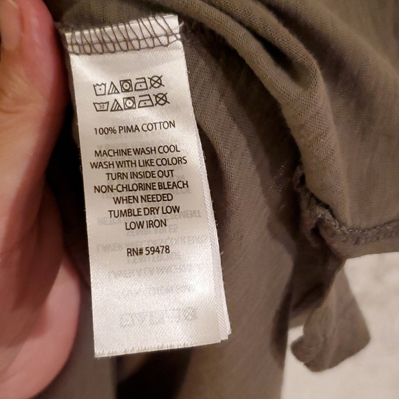 4/$20 Max Studio army green top sz S - Picture 9 of 13